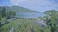 Archiv Foto Webcam Blick auf den Fuschlsee von Ebners Waldhof 07:00