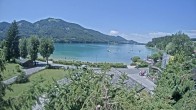 Archiv Foto Webcam Blick auf den Fuschlsee von Ebners Waldhof 11:00