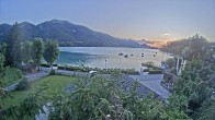Archiv Foto Webcam Blick auf den Fuschlsee von Ebners Waldhof 19:00