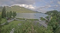 Archiv Foto Webcam Blick auf den Fuschlsee von Ebners Waldhof 05:00