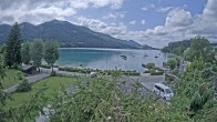 Archiv Foto Webcam Blick auf den Fuschlsee von Ebners Waldhof 13:00