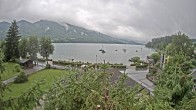 Archiv Foto Webcam Blick auf den Fuschlsee von Ebners Waldhof 09:00