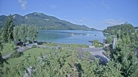 Archiv Foto Webcam Blick auf den Fuschlsee von Ebners Waldhof 07:00
