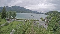 Archiv Foto Webcam Blick auf den Fuschlsee von Ebners Waldhof 09:00
