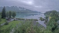 Archiv Foto Webcam Blick auf den Fuschlsee von Ebners Waldhof 09:00