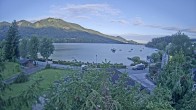 Archiv Foto Webcam Blick auf den Fuschlsee von Ebners Waldhof 05:00
