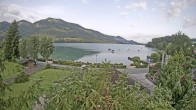 Archiv Foto Webcam Blick auf den Fuschlsee von Ebners Waldhof 06:00
