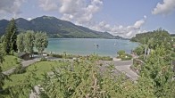 Archiv Foto Webcam Blick auf den Fuschlsee von Ebners Waldhof 09:00