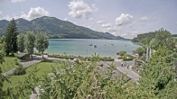 Archiv Foto Webcam Blick auf den Fuschlsee von Ebners Waldhof 11:00