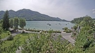 Archiv Foto Webcam Blick auf den Fuschlsee von Ebners Waldhof 13:00