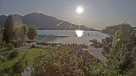 Archiv Foto Webcam Blick auf den Fuschlsee von Ebners Waldhof 17:00