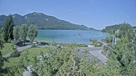 Archiv Foto Webcam Blick auf den Fuschlsee von Ebners Waldhof 09:00