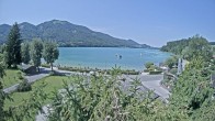 Archiv Foto Webcam Blick auf den Fuschlsee von Ebners Waldhof 11:00