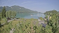 Archiv Foto Webcam Blick auf den Fuschlsee von Ebners Waldhof 07:00