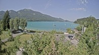 Archiv Foto Webcam Blick auf den Fuschlsee von Ebners Waldhof 09:00