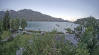 Archiv Foto Webcam Blick auf den Fuschlsee von Ebners Waldhof 06:00