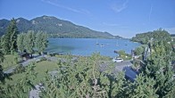 Archiv Foto Webcam Blick auf den Fuschlsee von Ebners Waldhof 07:00