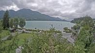 Archiv Foto Webcam Blick auf den Fuschlsee von Ebners Waldhof 11:00