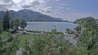 Archiv Foto Webcam Blick auf den Fuschlsee von Ebners Waldhof 13:00