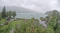 Archiv Foto Webcam Blick auf den Fuschlsee von Ebners Waldhof 08:00