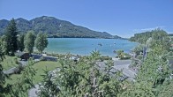Archiv Foto Webcam Blick auf den Fuschlsee von Ebners Waldhof 11:00