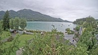 Archiv Foto Webcam Blick auf den Fuschlsee von Ebners Waldhof 08:00