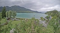 Archiv Foto Webcam Blick auf den Fuschlsee von Ebners Waldhof 09:00