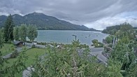Archiv Foto Webcam Blick auf den Fuschlsee von Ebners Waldhof 08:00