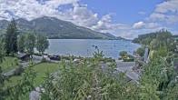 Archiv Foto Webcam Blick auf den Fuschlsee von Ebners Waldhof 11:00