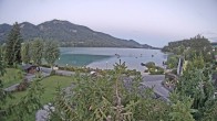 Archiv Foto Webcam Blick auf den Fuschlsee von Ebners Waldhof 05:00