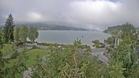 Archiv Foto Webcam Blick auf den Fuschlsee von Ebners Waldhof 08:00