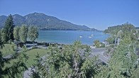 Archiv Foto Webcam Blick auf den Fuschlsee von Ebners Waldhof 09:00