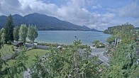 Archiv Foto Webcam Blick auf den Fuschlsee von Ebners Waldhof 11:00