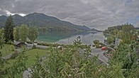 Archiv Foto Webcam Blick auf den Fuschlsee von Ebners Waldhof 13:00