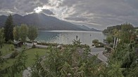 Archiv Foto Webcam Blick auf den Fuschlsee von Ebners Waldhof 15:00