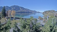 Archiv Foto Webcam Blick auf den Fuschlsee von Ebners Waldhof 09:00