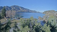 Archiv Foto Webcam Blick auf den Fuschlsee von Ebners Waldhof 07:00