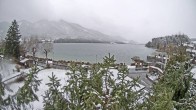 Archiv Foto Webcam Blick auf den Fuschlsee von Ebners Waldhof 08:00