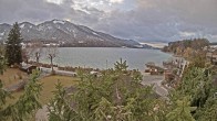 Archiv Foto Webcam Blick auf den Fuschlsee von Ebners Waldhof 14:00