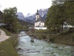 Archiv Foto Webcam Malerwinkel in Ramsau bei Berchtesgaden - Ortskirche St. Sebastian 12:00