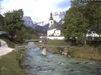 Archiv Foto Webcam Malerwinkel in Ramsau bei Berchtesgaden - Ortskirche St. Sebastian 14:00