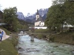 Archiv Foto Webcam Malerwinkel in Ramsau bei Berchtesgaden - Ortskirche St. Sebastian 09:00