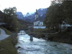 Archived image Webcam Ramsau - Berchtesgaden - St. Sebastian Church 19:00
