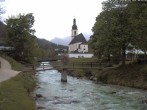 Archiv Foto Webcam Malerwinkel in Ramsau bei Berchtesgaden - Ortskirche St. Sebastian 00:00