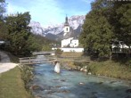 Archived image Webcam Ramsau - Berchtesgaden - St. Sebastian Church 07:00