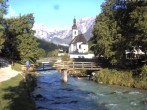 Archiv Foto Webcam Malerwinkel in Ramsau bei Berchtesgaden - Ortskirche St. Sebastian 06:00