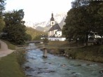 Archiv Foto Webcam Malerwinkel in Ramsau bei Berchtesgaden - Ortskirche St. Sebastian 05:00