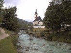 Archiv Foto Webcam Malerwinkel in Ramsau bei Berchtesgaden - Ortskirche St. Sebastian 15:00