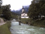 Archiv Foto Webcam Malerwinkel in Ramsau bei Berchtesgaden - Ortskirche St. Sebastian 04:00