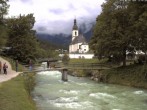 Archiv Foto Webcam Malerwinkel in Ramsau bei Berchtesgaden - Ortskirche St. Sebastian 11:00